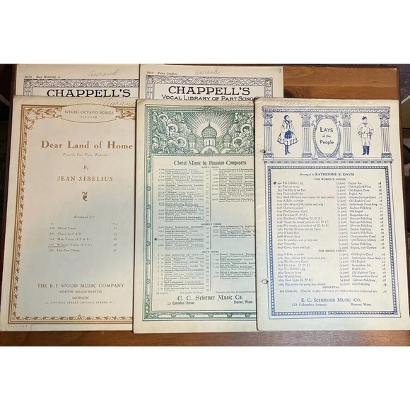 1920-60s Sheet Music 60 Pieces of Early 1920's to 1960's - Sheet Music Vintage - Picture 9 of 11